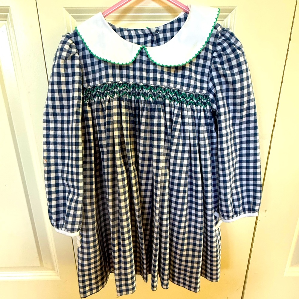 Shrimp and Grits Navy & White Dress